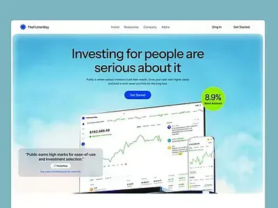 Premium functional website